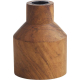 Bougeoir publicitaire en bois de teck – format moyen Originalhome