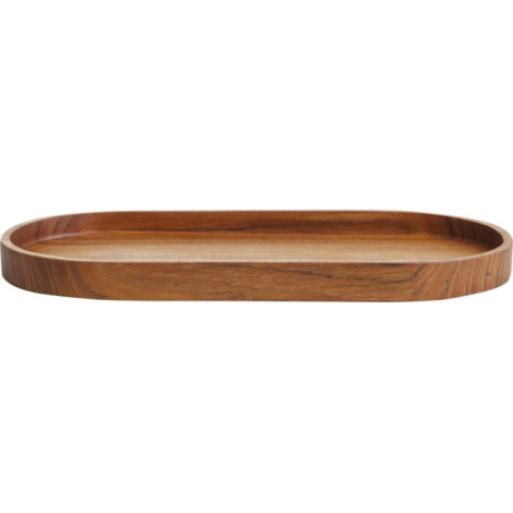 Plateau en bois personnalisé forme ovale Originalhome