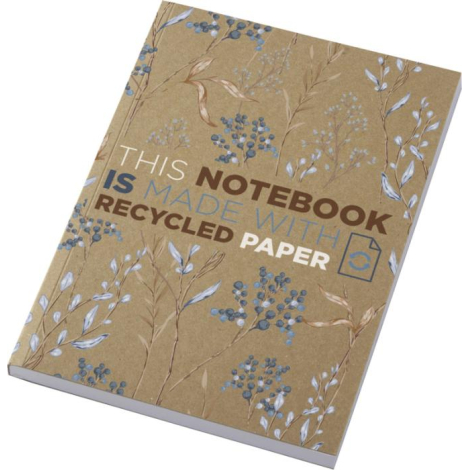 Cahier kraft recyclé A5 personnalisé Novella Austen 100 feuilles