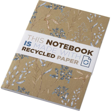Cahier kraft recyclé A5 personnalisé Novella Austen 100 feuilles