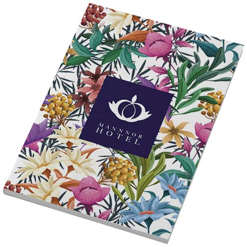 Mini carnet personnalisable A6 50 feuilles Novella Austen Blanc