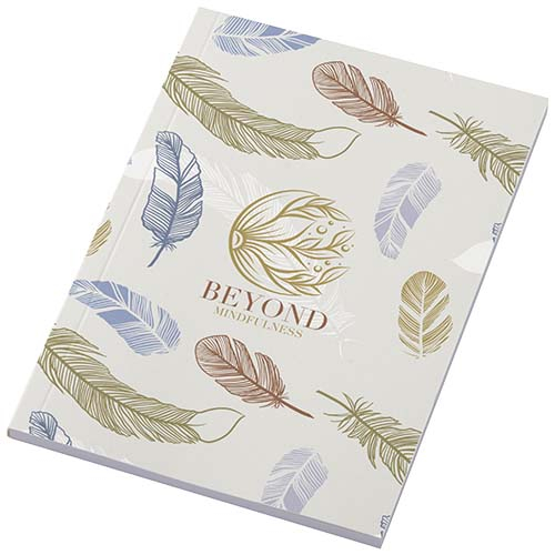 Mini carnet personnalisable A6 50 feuilles Novella Austen Ivoire