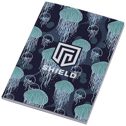 Mini carnet personnalisable A6 50 feuilles Novella Austen Bleu