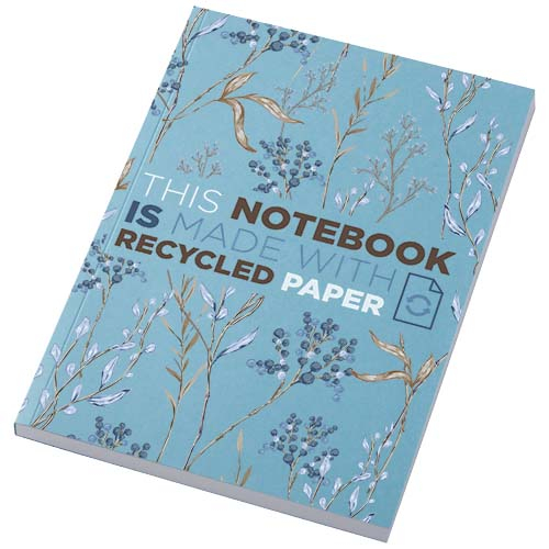 Cahier personnalisable recyclé A5 Novella Austen 100 pages Bleu