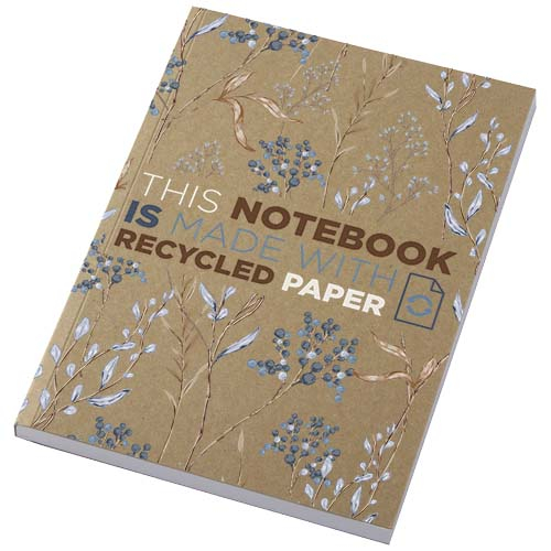 Cahier kraft recyclé promotionnel A5 Novella Austen 100 feuilles Naturel