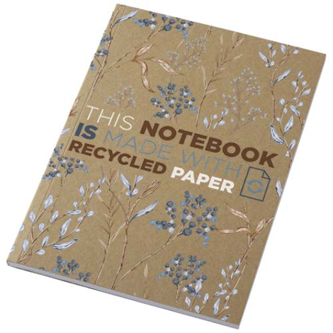 Cahier kraft recyclé A5 personnalisé Novella Austen 100 feuilles