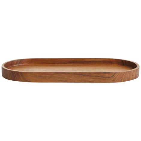 Plateau en bois personnalisé forme ovale Originalhome