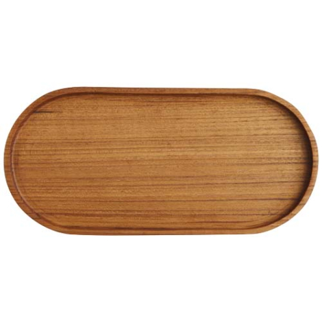Plateau en bois personnalisé forme ovale Originalhome