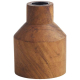 Bougeoir publicitaire en bois de teck – format moyen Originalhome