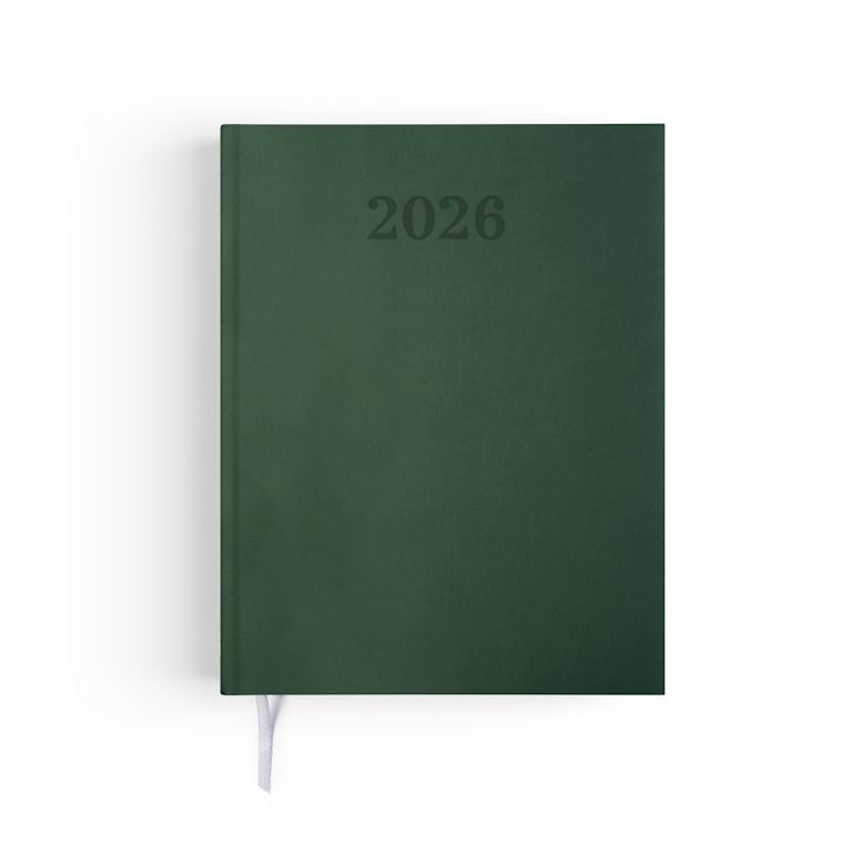 Agenda personnalisable - PREMIUM Vert