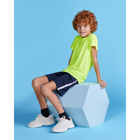 T-shirt enfant publicitaire à manches courtes en polyester recyclé Estoril