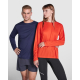 T-shirt personnalisable unisexe manches longues polyester recyclé Estoril