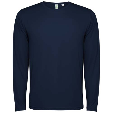 T-shirt personnalisable unisexe manches longues polyester recyclé Estoril