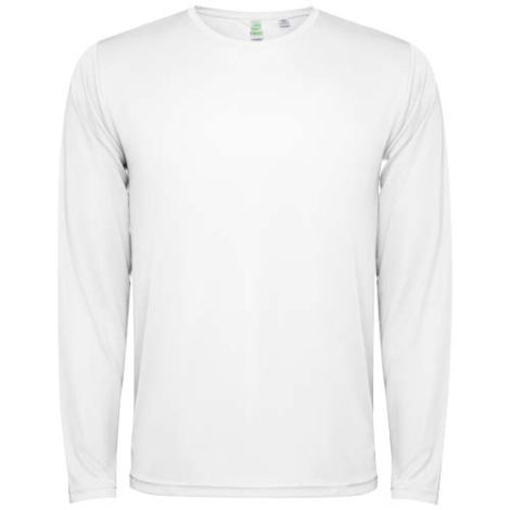 T-shirt personnalisable unisexe manches longues polyester recyclé Estoril