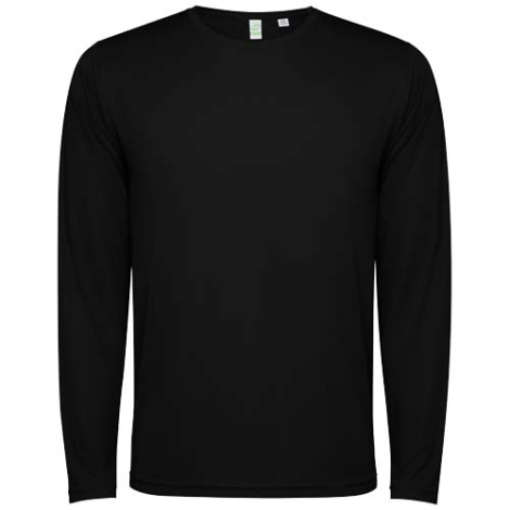 T-shirt personnalisable unisexe manches longues polyester recyclé Estoril