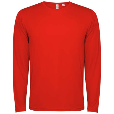 T-shirt personnalisable unisexe manches longues polyester recyclé Estoril