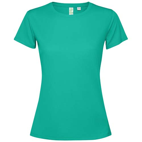 T-shirt personnalisé femme manches courtes polyester recyclé Estoril Jade