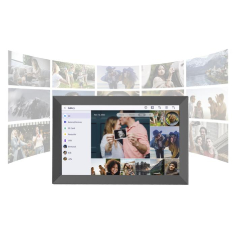 Cadre photo numérique 15,6" Prado XL avec Wi-Fi Prixton
