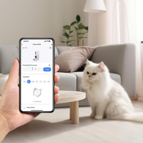 Mangeoire connectée Wi-Fi intelligente pour animaux Prixton