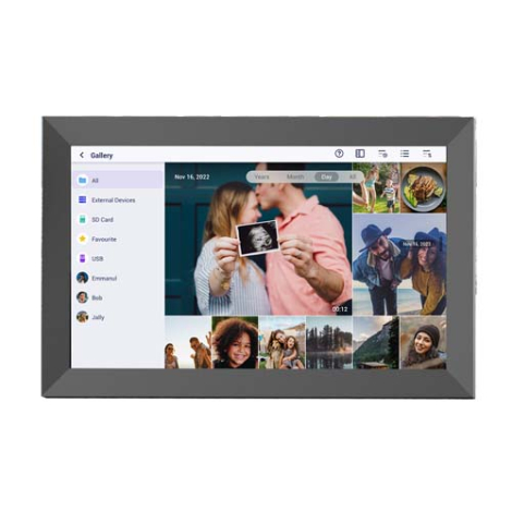 Cadre photo numérique 15,6" Prado XL avec Wi-Fi Prixton