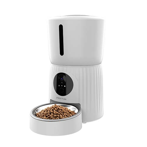 Mangeoire connectée Wi-Fi intelligente pour animaux Prixton Blanc