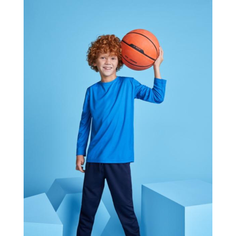 Détail du T-shirt enfant manches longues personnalisé
