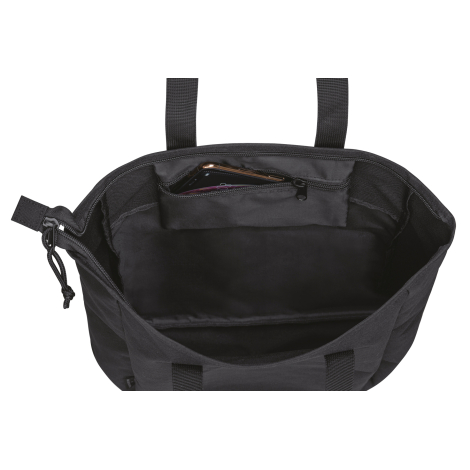 "Vue intérieure du sac personnalisable AWARE™ Renew avec poche zippée