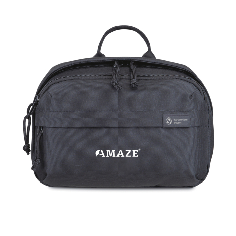 Trousse de toilette personnalisée multipoches recyclée AWARE™