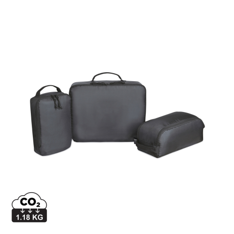 Set de 3 cubes de rangement personnalisables rPET recyclé AWARE™