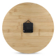 Horloge murale personnalisable en bambou design épuré