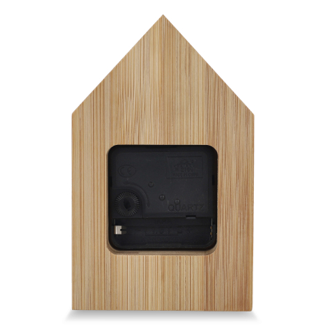 Horloge de bureau en bambou à personnaliser Homestead