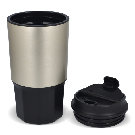 Mug promotionnel 450ml inox et silicone double paroi Silva