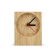 Horloge de bureau publicitaire en bambou design rectangulaire