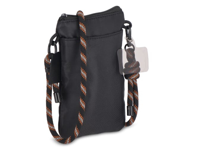 Pochette personnalisable R-PET avec sangle paracorde Everyday Essentials Noir