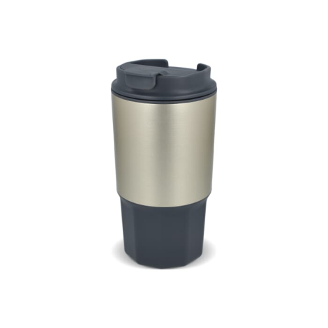 Mug promotionnel 450ml inox et silicone double paroi Silva