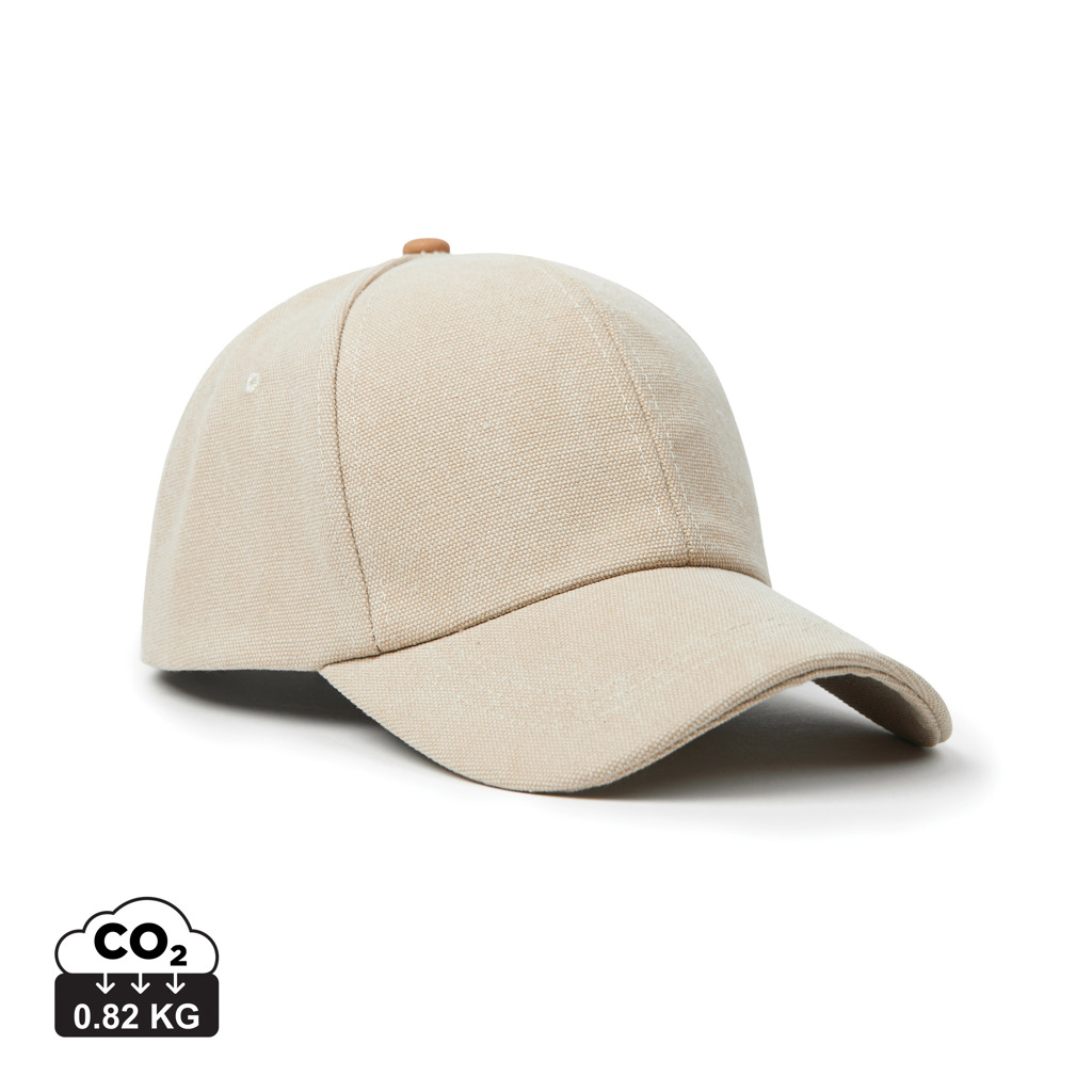Casquette personnalisée en toile recyclée Bosler VINGA Beige