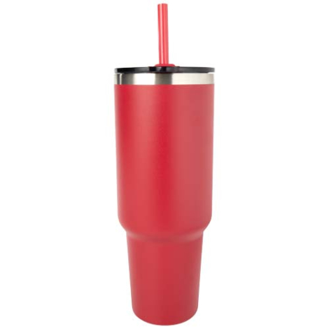 Mug publicitaire inox recyclé 1200ml avec paille Sydney