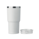 Gobelet blanc Sum avec bouchon ouvert, double paroi visible