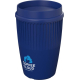 Gobelet publicitaire bleu Cirrus avec logo sur la face avant