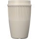 Gobelet publicitaire beige Cirrus sans marquage, posé debout
