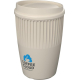 Gobelet promotionnel beige Cirrus avec logo sur la face avant
