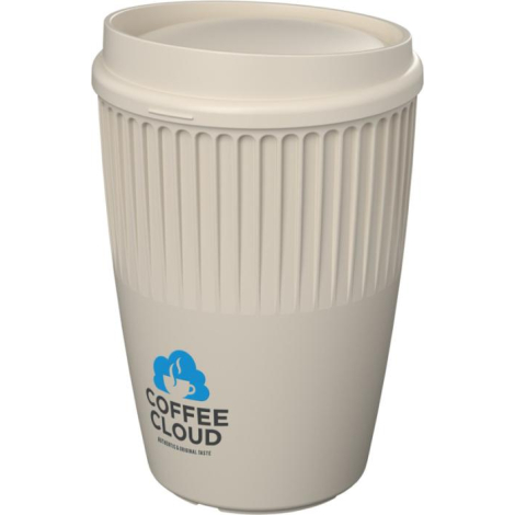 Gobelet promotionnel 350 ml avec couvercle discret Cirrus