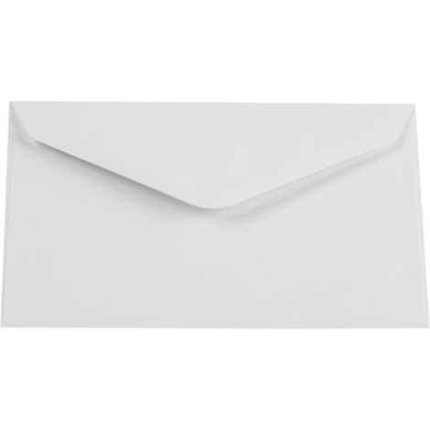 Enveloppe blanche standard fournie avec la carte Herald