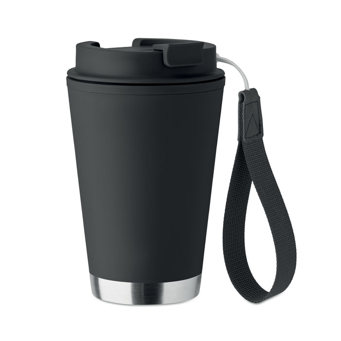 Gobelet personnalisé 300 ml avec double paroi Topiz Noir