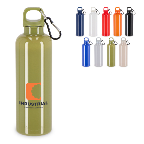 Gourde promotionnelle 750 ml avec mousqueton Nina