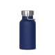 Bouteille 350 ml bleu foncé avec revêtement peau de pêche et bouchon métal à anse