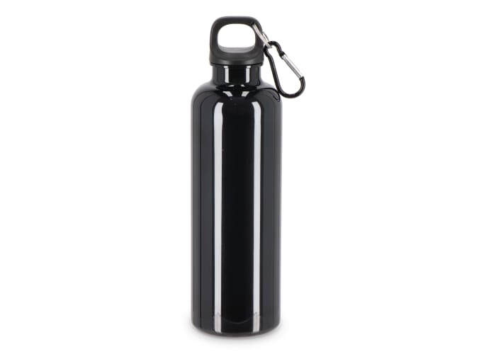 Gourde promotionnelle 750 ml avec mousqueton Nina Noir