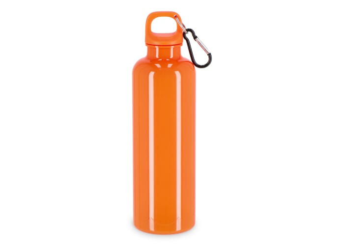 Gourde promotionnelle 750 ml avec mousqueton Nina Orange