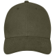 Casquette personnalisable 6 pans coton brossé Davis
