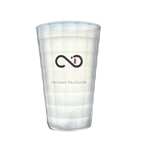 Gobelet publicitaire personnalisable 30 cl version damier